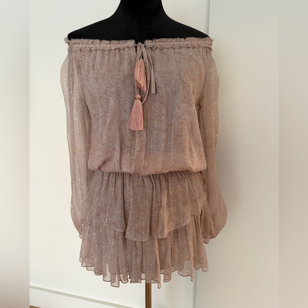 Loveshackfancy Off The Shoulder Dress Xs